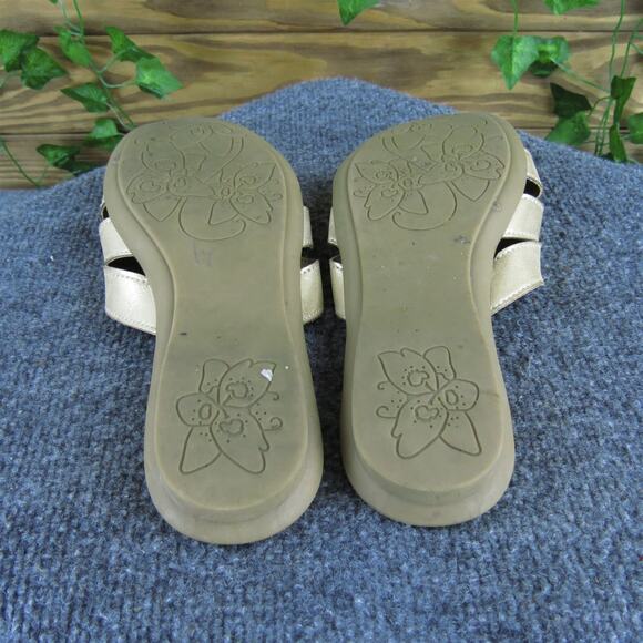 White Mountain Women Alexa Slide Taupe Synthetic Sz 7.5 Medium Gently Used 2025 - Picture 5 of 6
